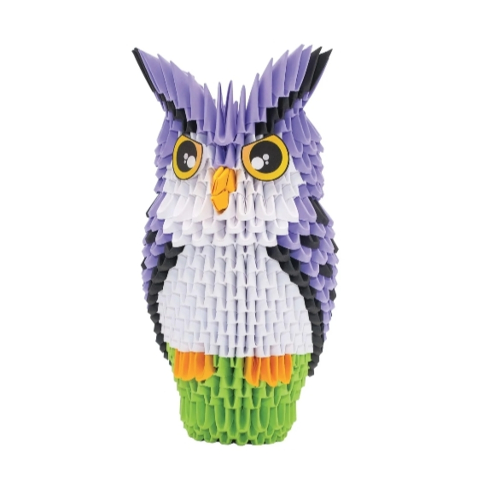 Colorful Origami Owl Bird Toy